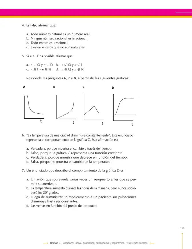 Página 165 de Matematica 9° · Secundaria Activa