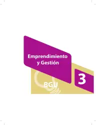 Portada de Emprendimiento y Gestión · 3ro BGU · 2019