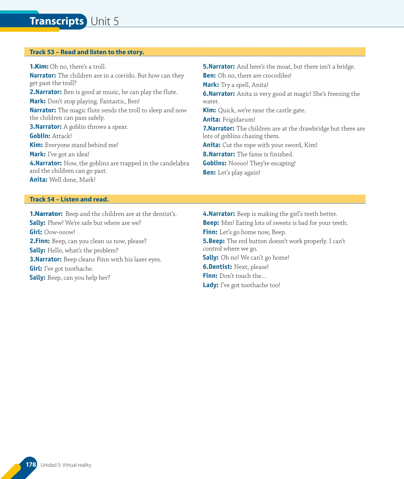 Página 42 de Inglés – Quinto Básico | Texto del Estudiante MINEDUC – Descargar PDF · 2024