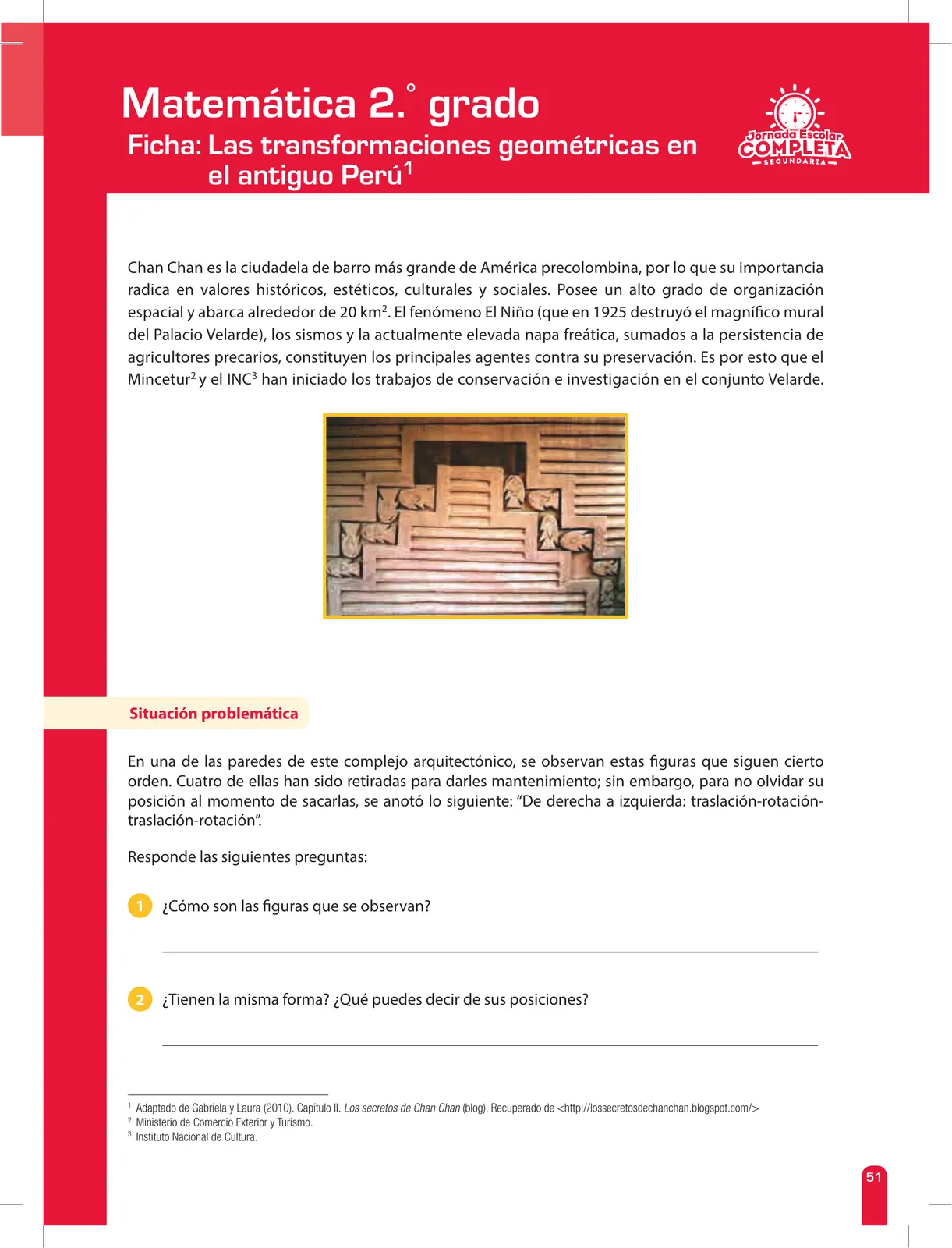 Página 51 de Matemática 2 : cuaderno de reforzamiento pedagógico - JEC · 2016