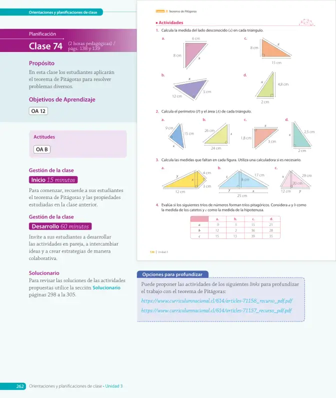 Página 40 de Matemática – Octavo Básico | Texto del Estudiante MINEDUC – Descargar PDF · 2024