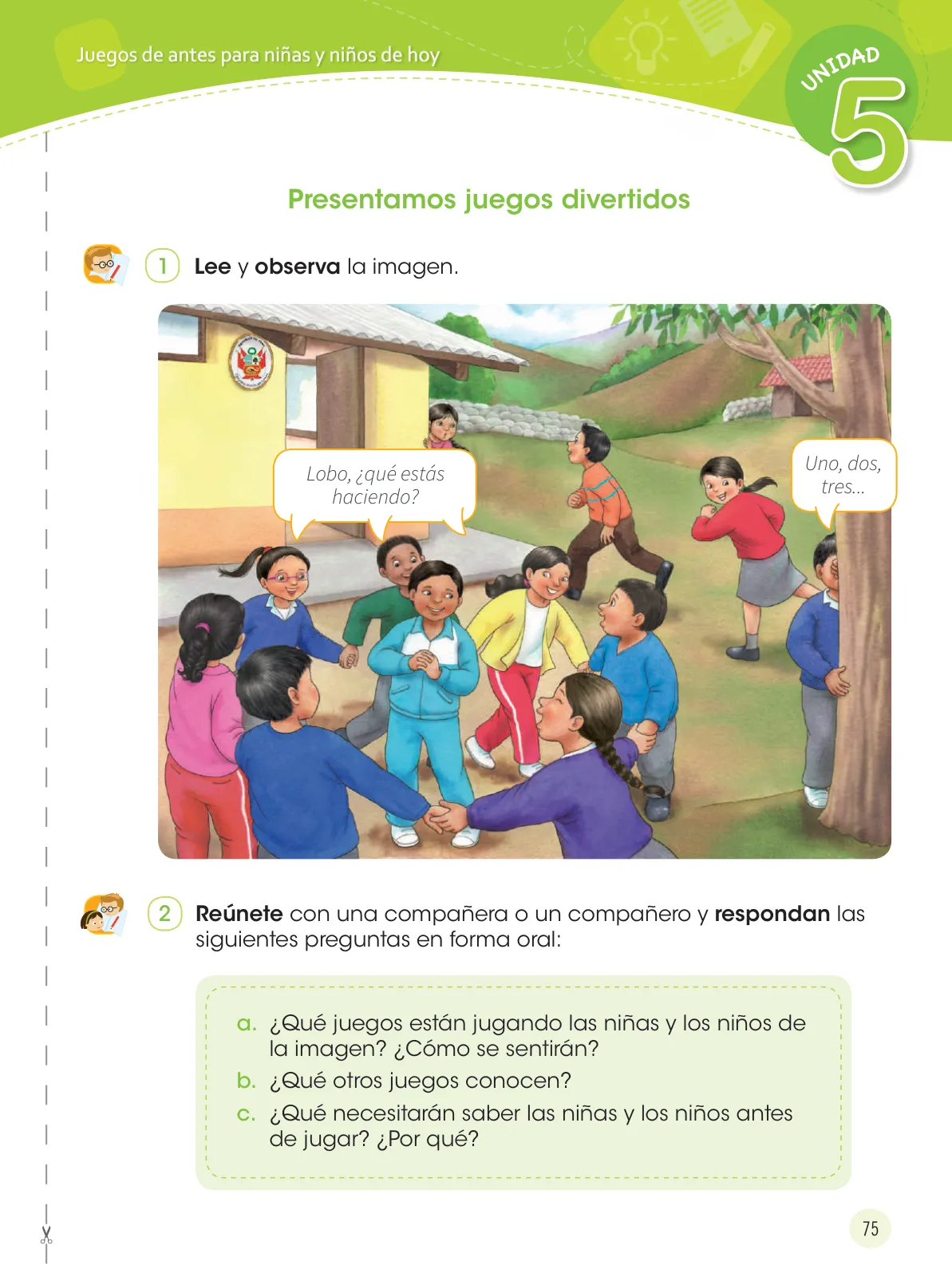 Miniatura página 77 de Comunicación 3 : cuaderno de trabajo para tercer grado de Educación Primaria 2019 · 2019