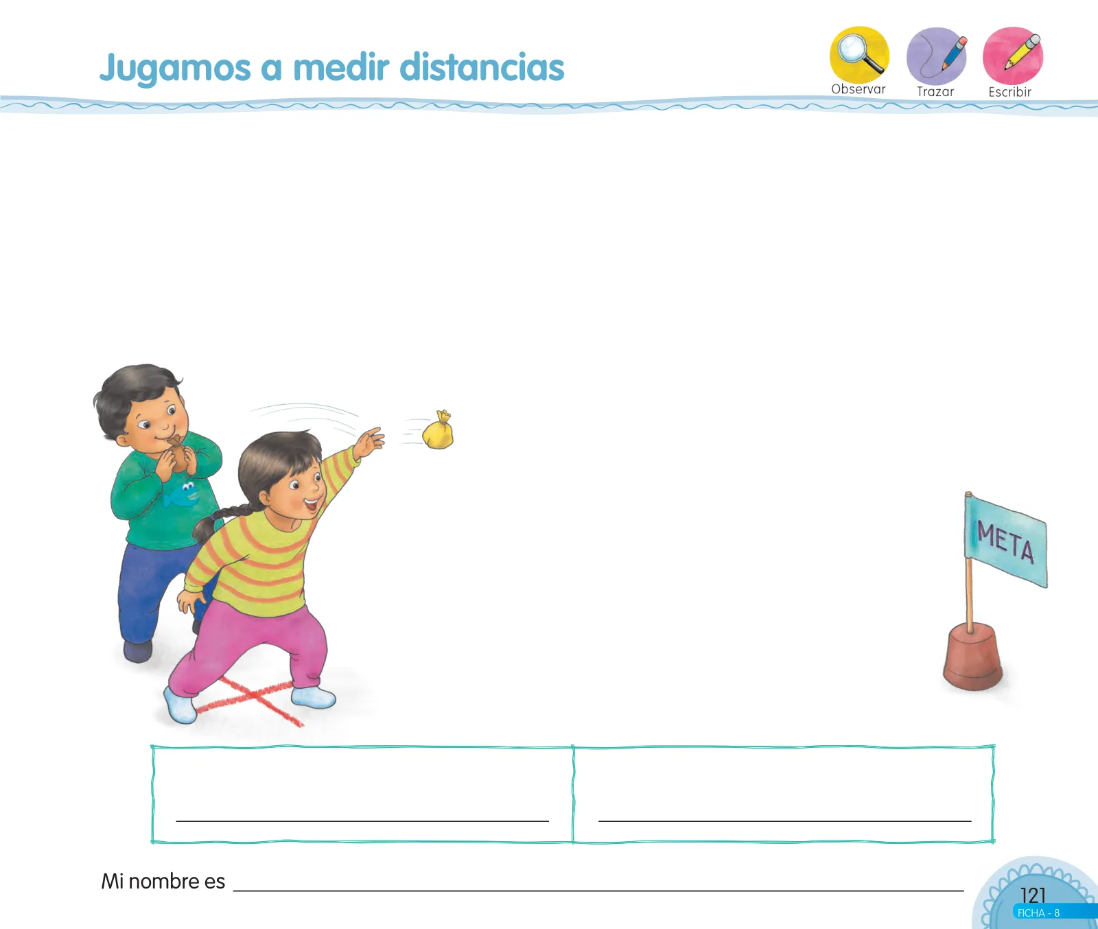 Página 123 de Aprendemos jugando : cuaderno de trabajo para niños y niñas de 5 años · 2017