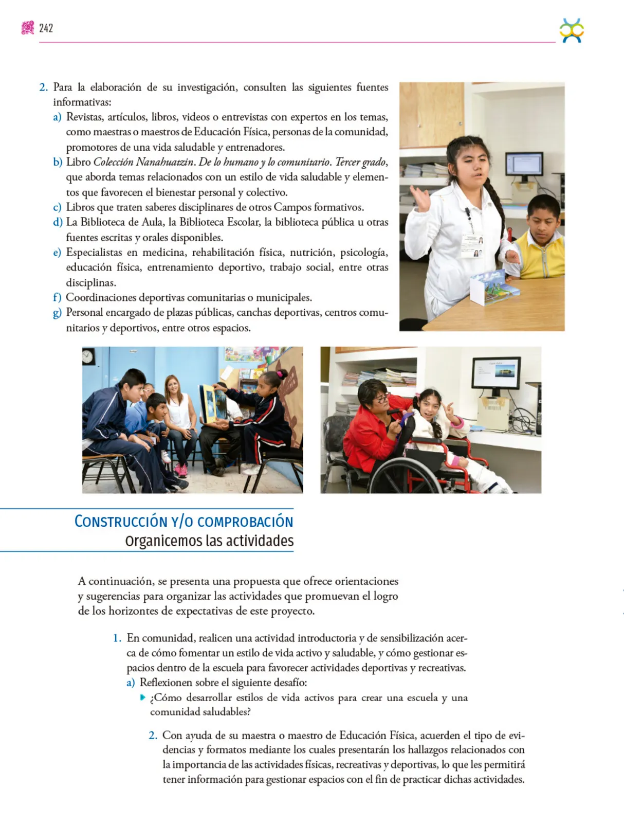 Miniatura página 243 de Colección Nanahuatzin. Nuestro libro de proyectos.   Libro de Educación Secundaria Grado 3°  Ciclo Escolar 2025 - 2026
