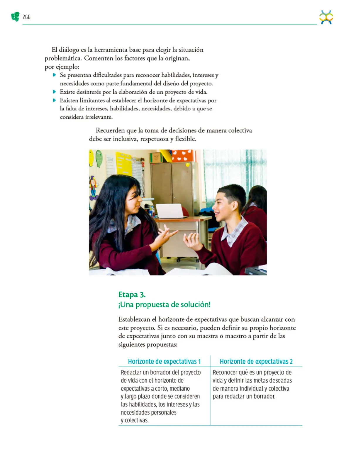 Página 267 de Colección Ximhai. Nuestro libro de Proyectos. Tomo I. Libro de Educación Telesecundaria Grado 1° Ciclo Escolar 2025 - 2026