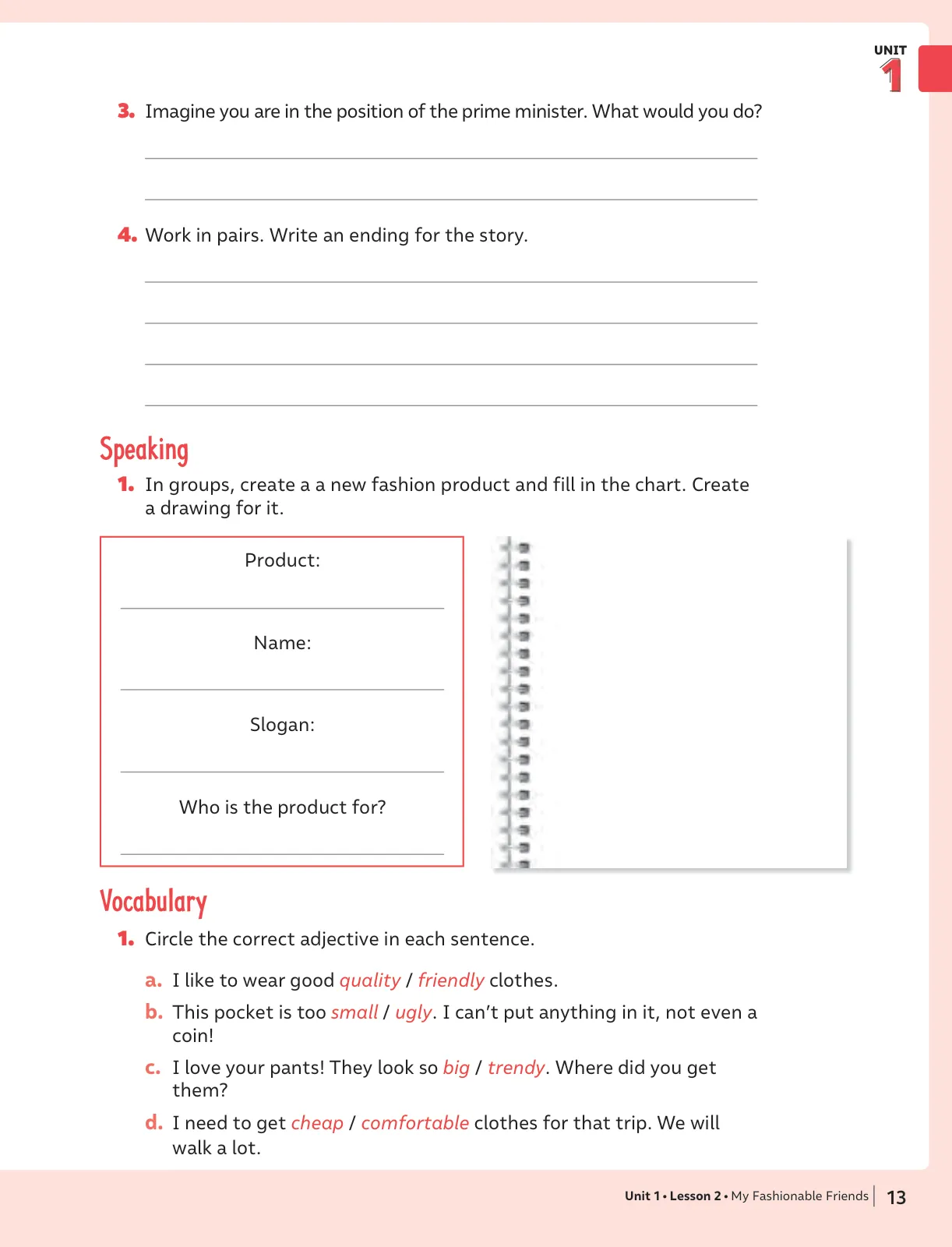Miniatura página 14 de Inglés – Séptimo Básico | Student’s Book MINEDUC – Descargar PDF · 2024