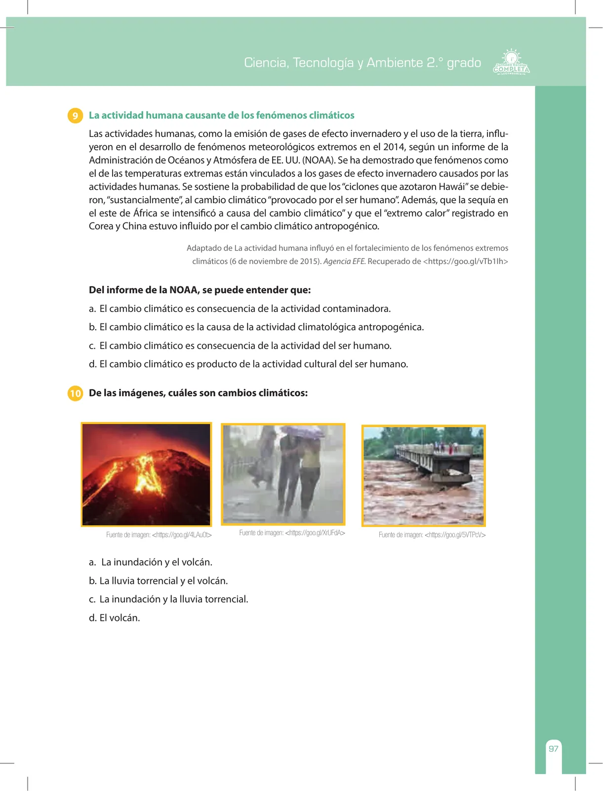 Página 97 de Ciencia, Tecnología y Ambiente 2 : cuaderno de reforzamiento pedagógico - JEC · 2016