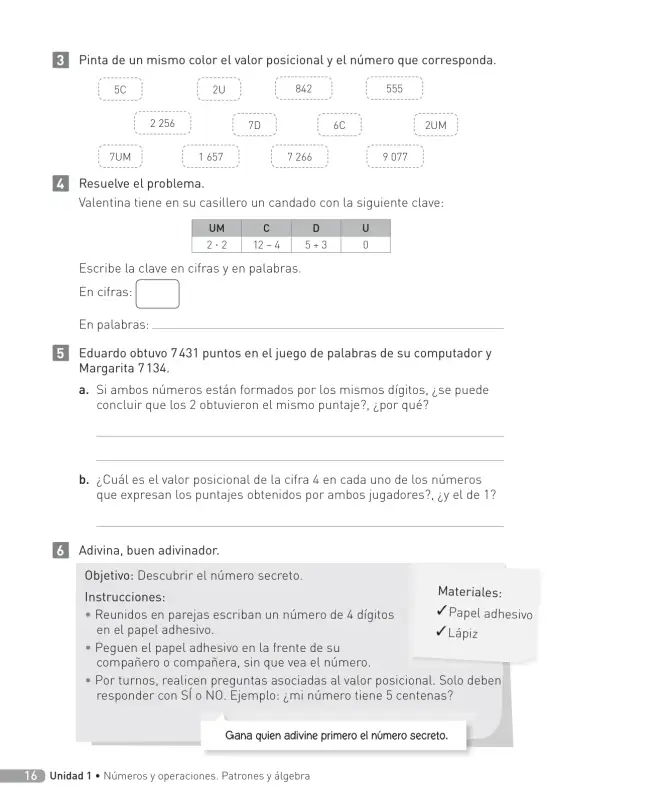 Página 17 de Matemática – Cuarto Básico | Texto del Estudiante MINEDUC – Descargar PDF · 2024