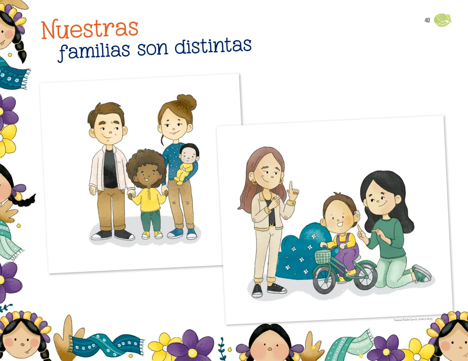 Página 41 de Explorar e imaginar con mi libro de Preescolar.   Libro de Educación Preescolar Grado 1°  Ciclo Escolar 2025 - 2026