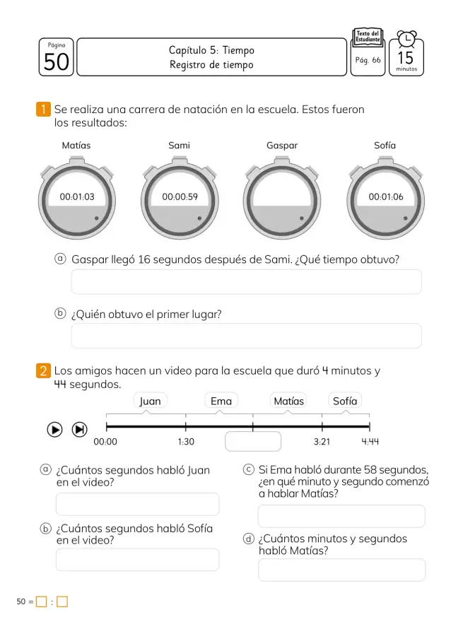 Página 52 de Sumo Primero – Cuarto Básico | Texto del Estudiante MINEDUC – Descargar PDF · 2024