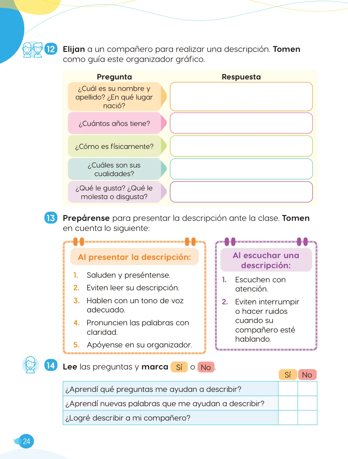 Página 26 de Cuadernillo de Comunicación 3. Tercer grado de Primaria · 2024