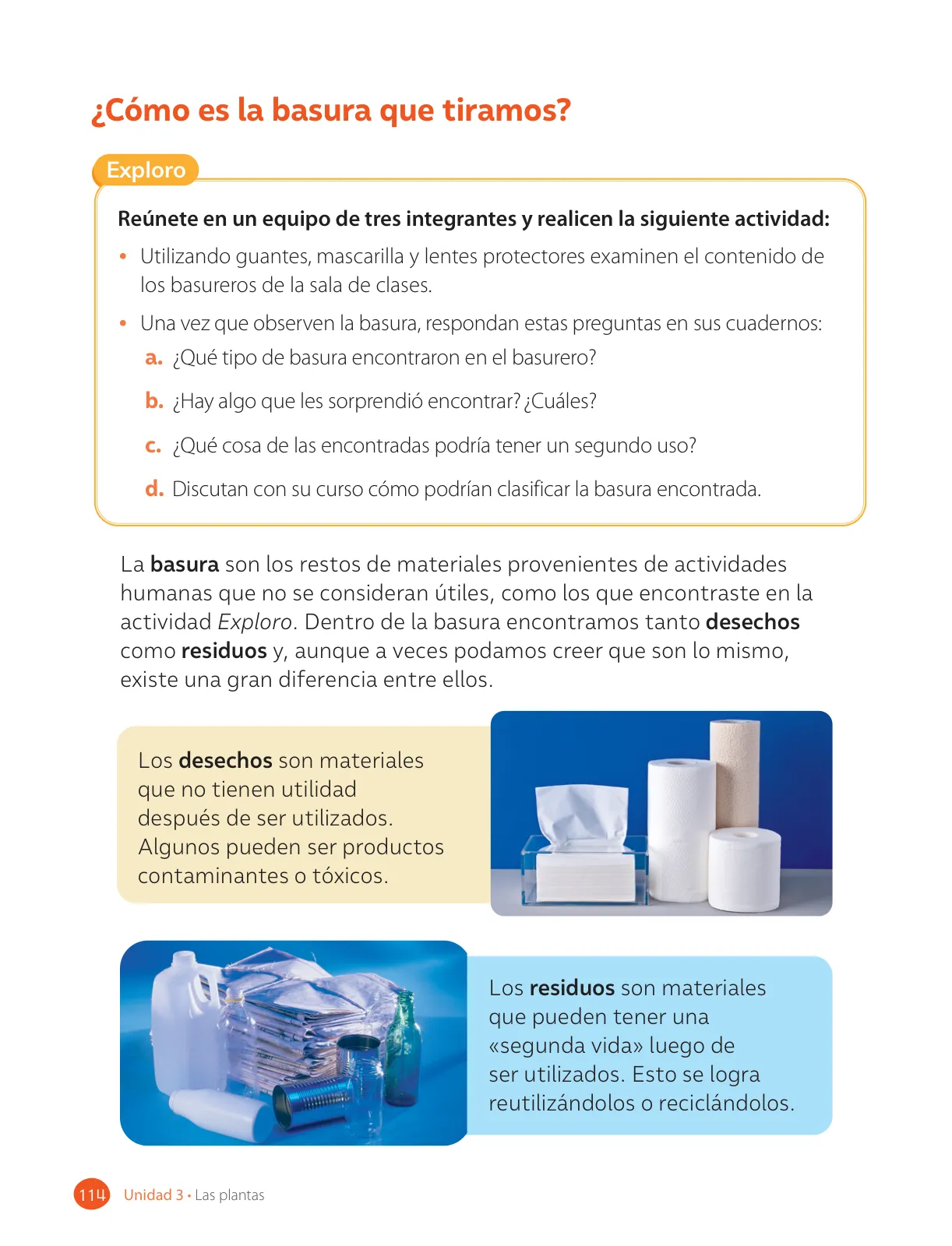 Página 116 de Ciencias Naturales – Tercero Básico | Texto del Estudiante MINEDUC – Descargar PDF · 2024