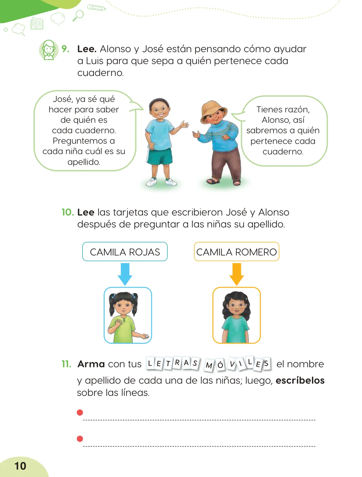 Miniatura página 12 de Cuadernillo de Comunicación 2. Segundo grado de Primaria · 2024