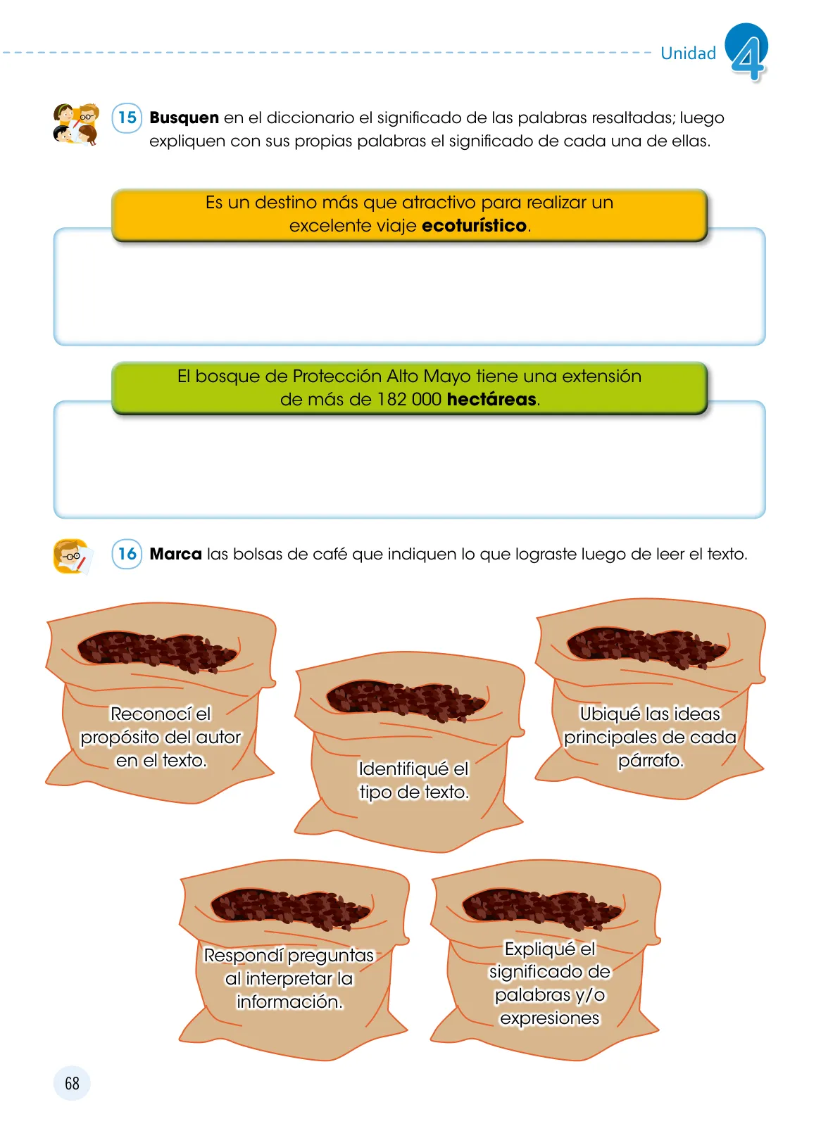 Miniatura página 69 de Comunicación 5 : cuaderno de trabajo para quinto grado de Educación Primaria 2019 · 2019