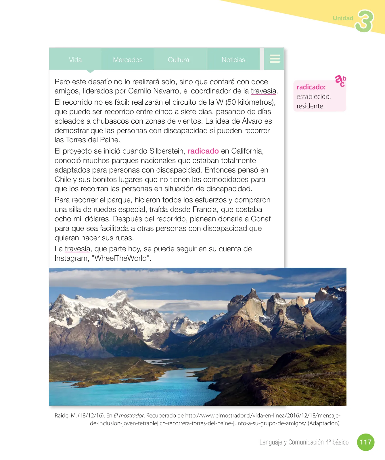 Miniatura página 119 de Lenguaje y Comunicación – Cuarto Básico | Texto del Estudiante MINEDUC – Descargar PDF · 2024