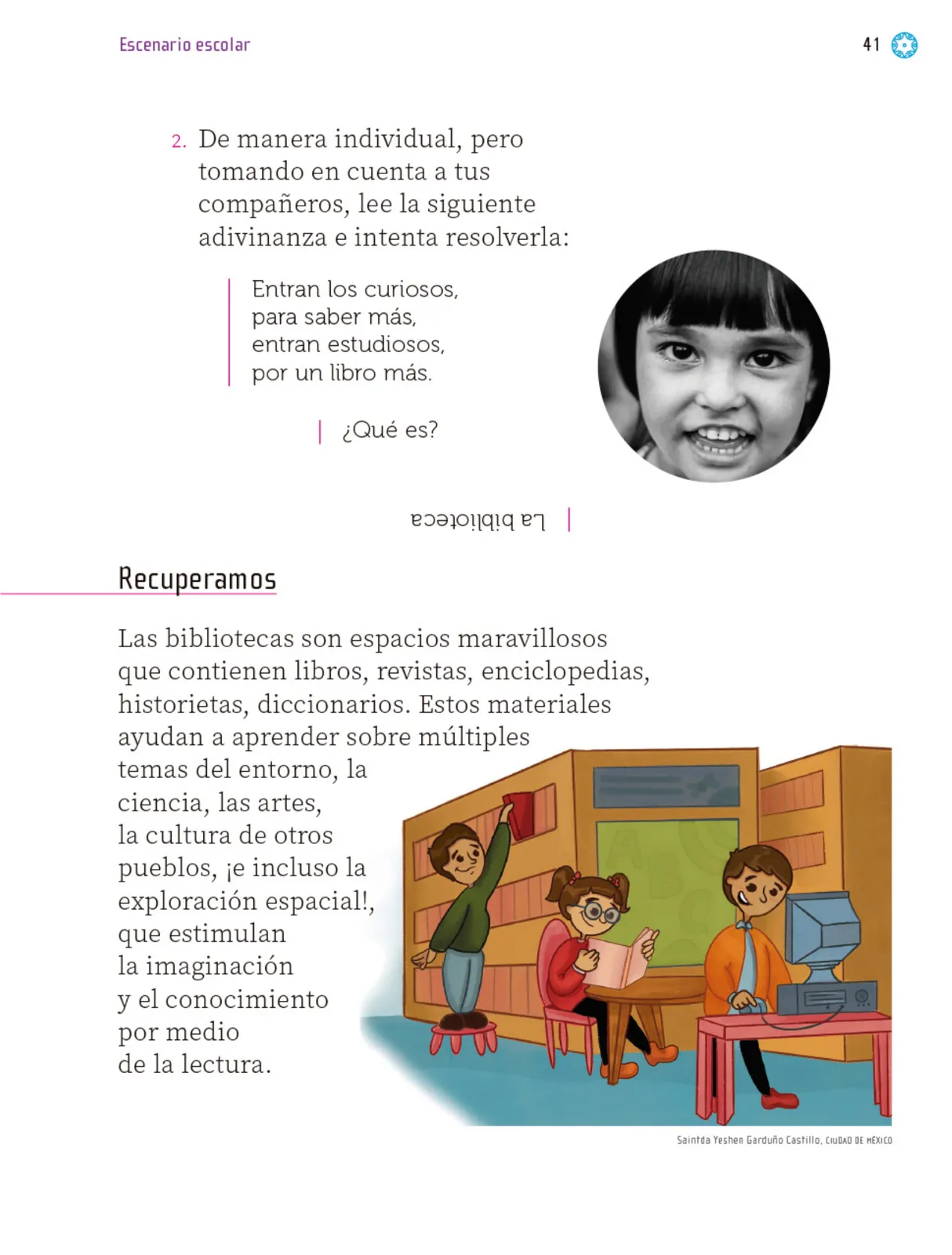 Página 42 de Proyectos Escolares. Libro de Educación Primaria Grado 1° Ciclo Escolar 2025 - 2026