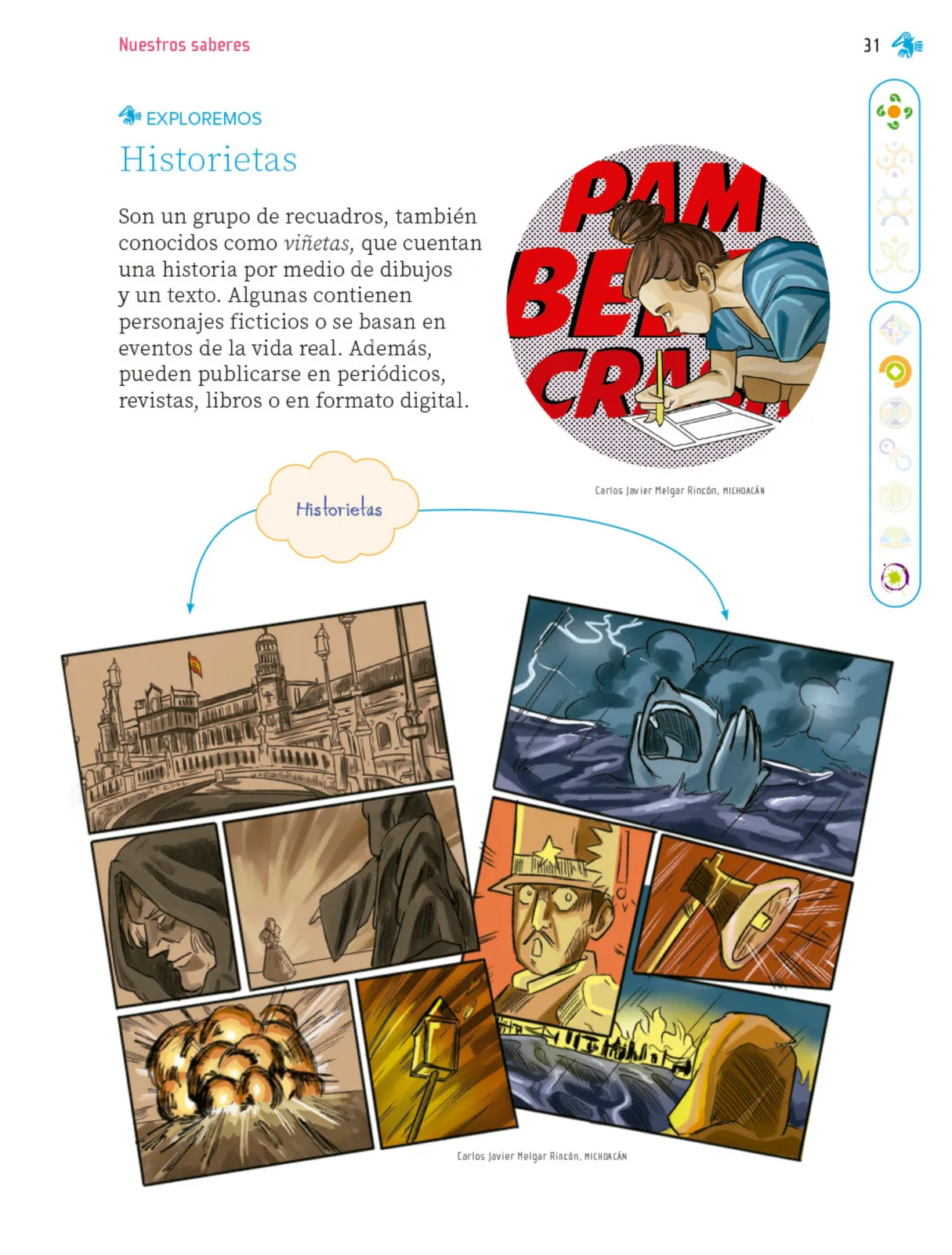 Página 32 de Nuestros saberes: Libro para alumnos, maestros y familia.   Libro de Educación Primaria Grado 1°  Ciclo Escolar 2025 - 2026