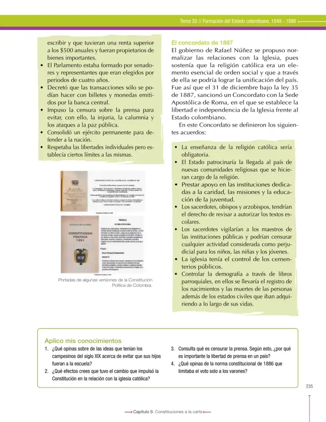 Página 235 de Ciencias Sociales 8° · Secundaria Activa