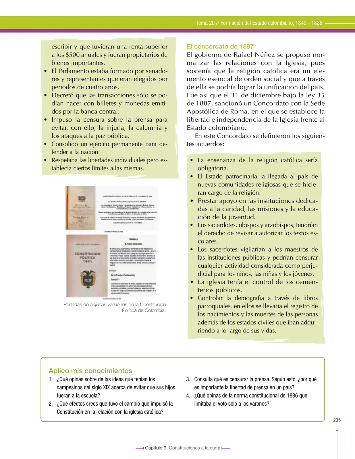 Miniatura página 235 de Ciencias Sociales 8° · Secundaria Activa