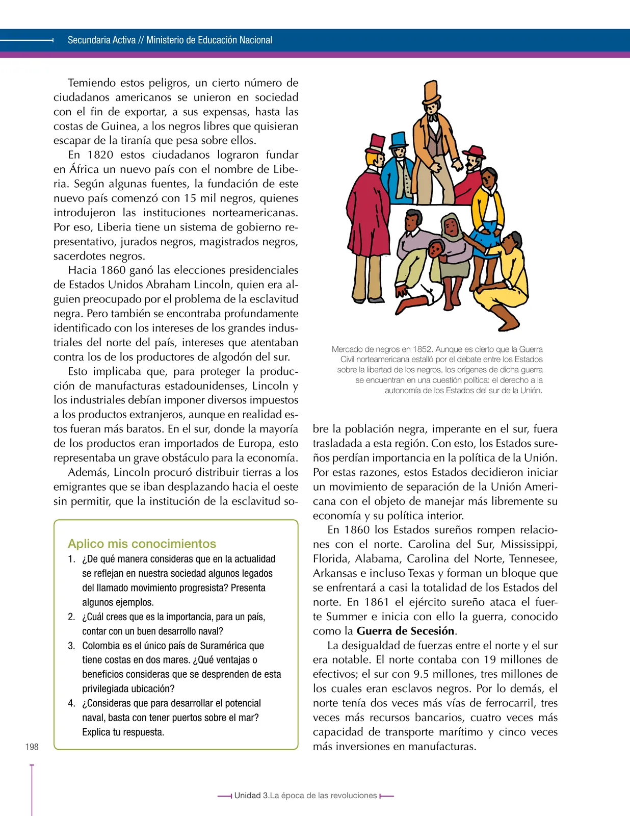 Página 198 de Ciencias Sociales 8° · Secundaria Activa