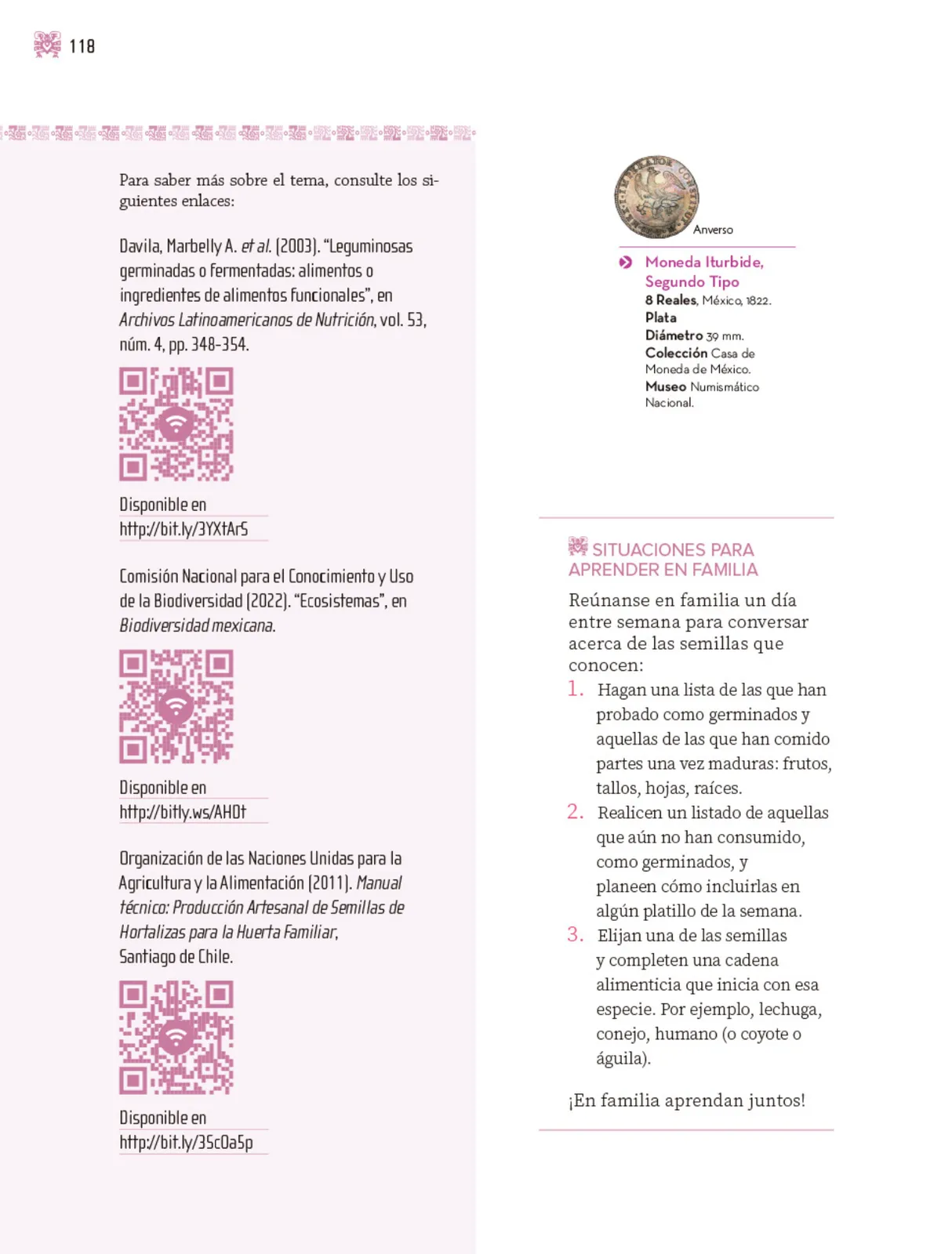 Miniatura página 119 de Nuestros saberes: Libro para alumnos, maestros y familia.   Libro de Educación Primaria Grado 3°  Ciclo Escolar 2025 - 2026