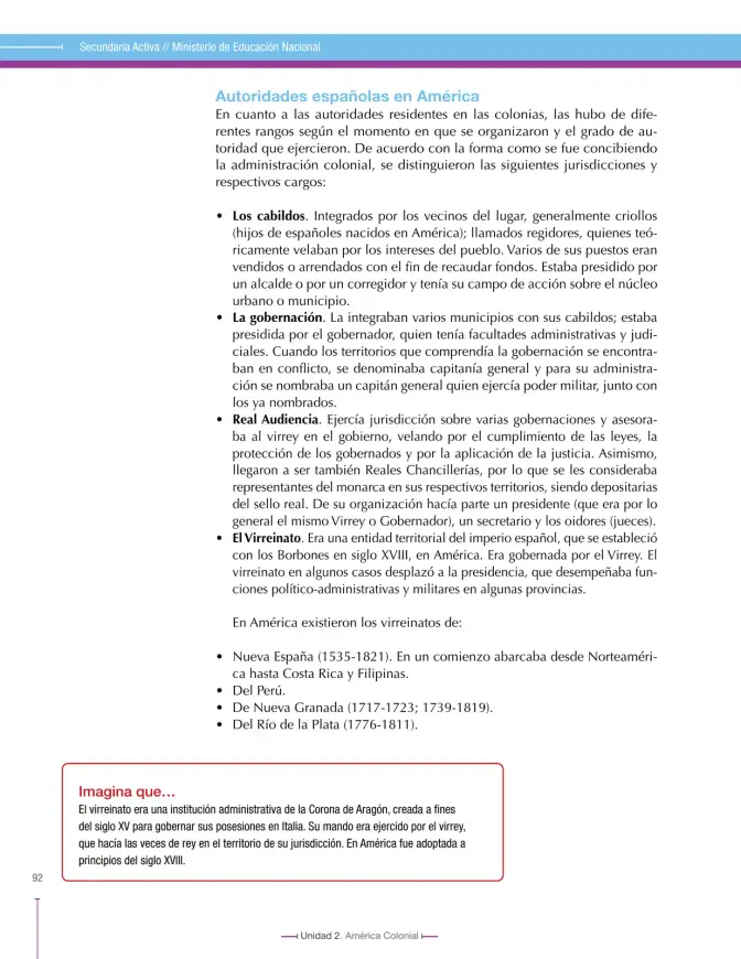 Página 92 de Ciencias Sociales 8° · Secundaria Activa