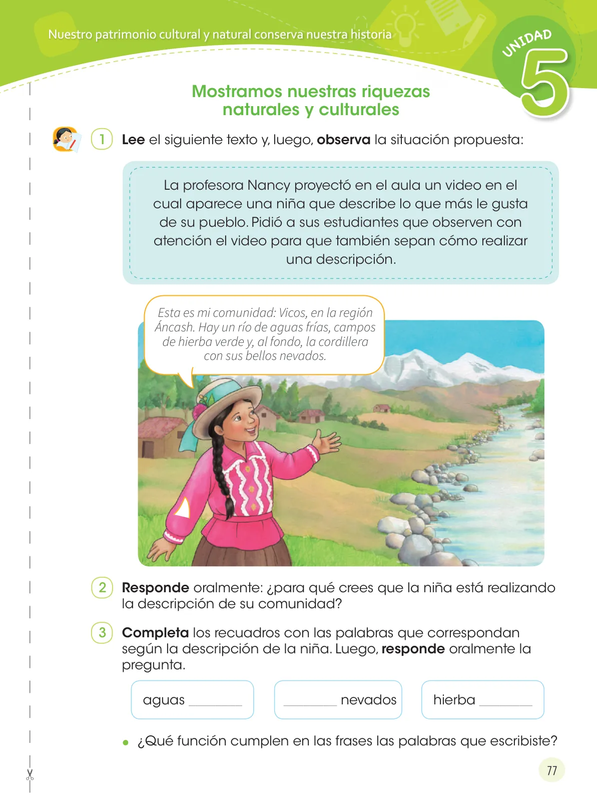 Página 79 de Comunicación 4 : cuaderno de trabajo para cuarto grado de Educación Primaria 2019 · 2019