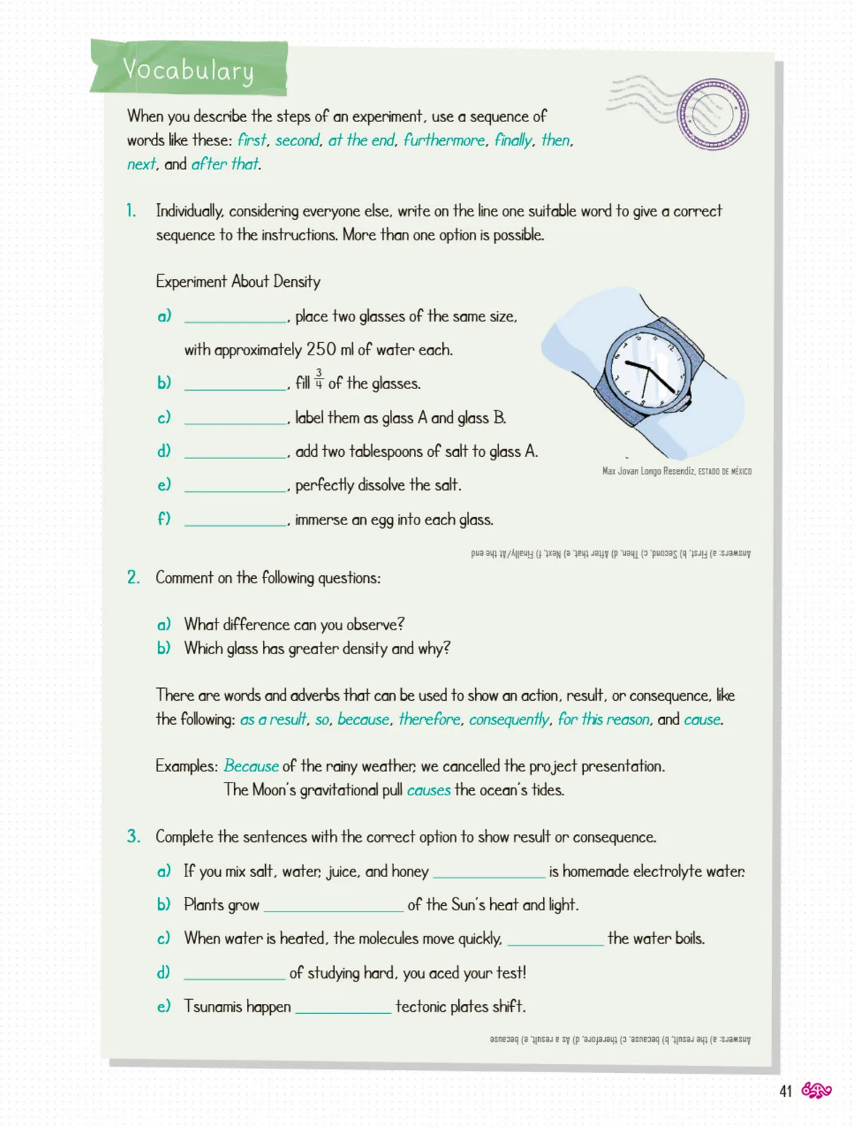 Miniatura página 42 de Uérakua anapu uantakua. Projects and Readings.  Libro de Educación Telesecundaria Grado 3°  Ciclo Escolar 2025 - 2026