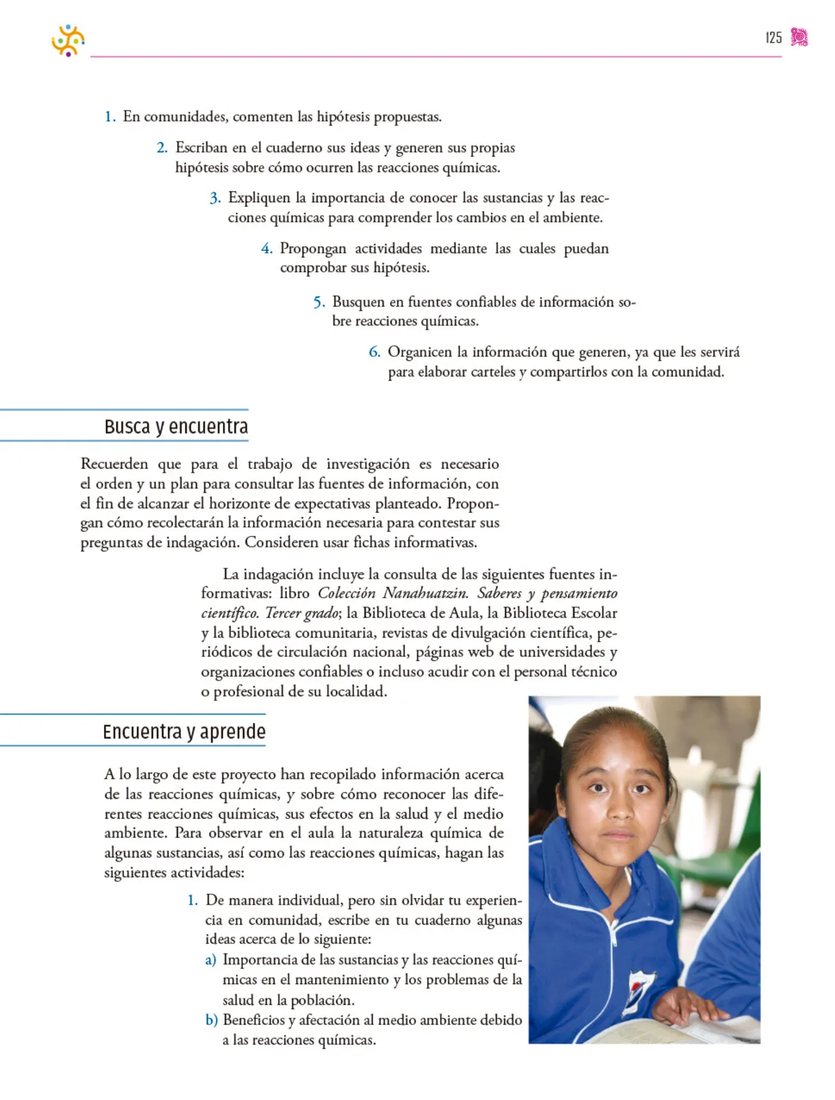 Miniatura página 126 de Colección Nanahuatzin. Nuestro libro de proyectos.   Libro de Educación Secundaria Grado 3°  Ciclo Escolar 2025 - 2026