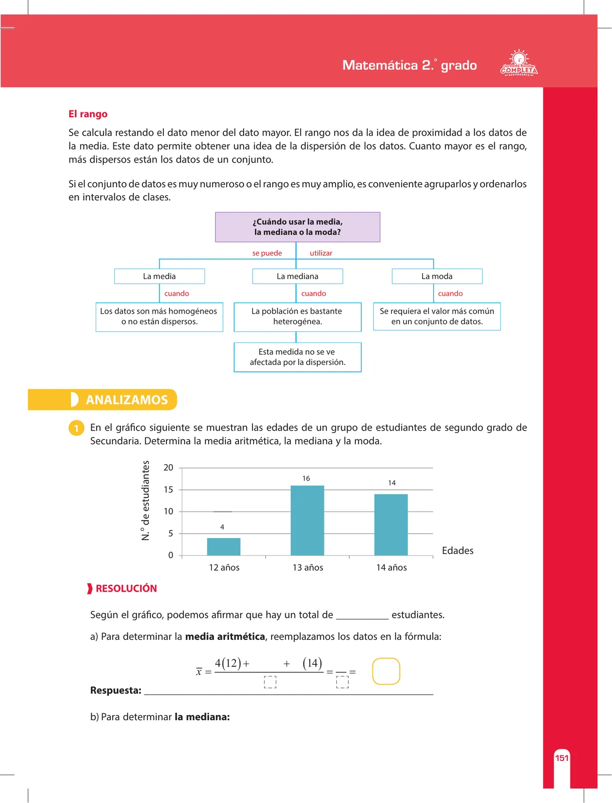 Página 151 de Matemática 2 : cuaderno de reforzamiento pedagógico - JEC · 2016