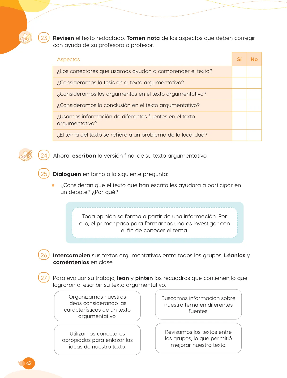 Página 64 de Cuadernillo de Comunicación 5, quinto grado de Primaria · 2023