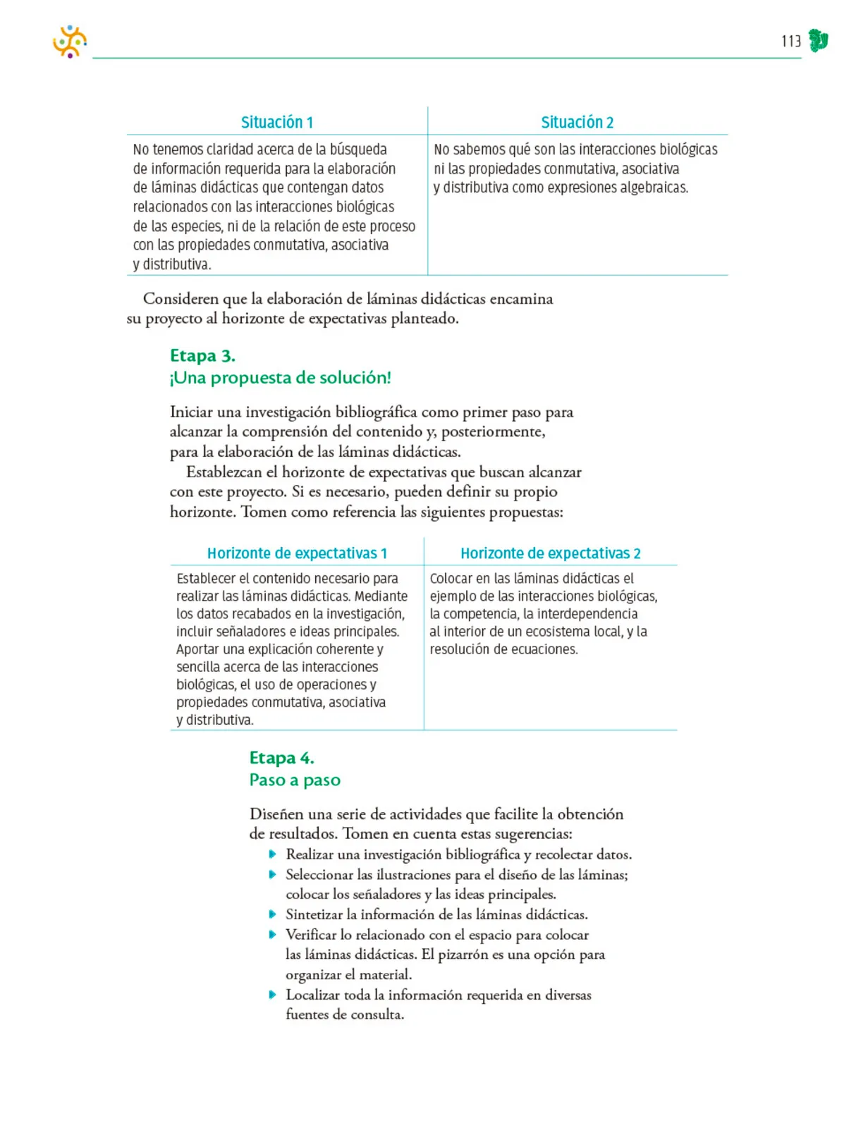 Miniatura página 114 de Colección Ximhai. Nuestro libro de Proyectos.  Tomo II.   Libro de Educación Telesecundaria Grado 1°  Ciclo Escolar 2025 - 2026