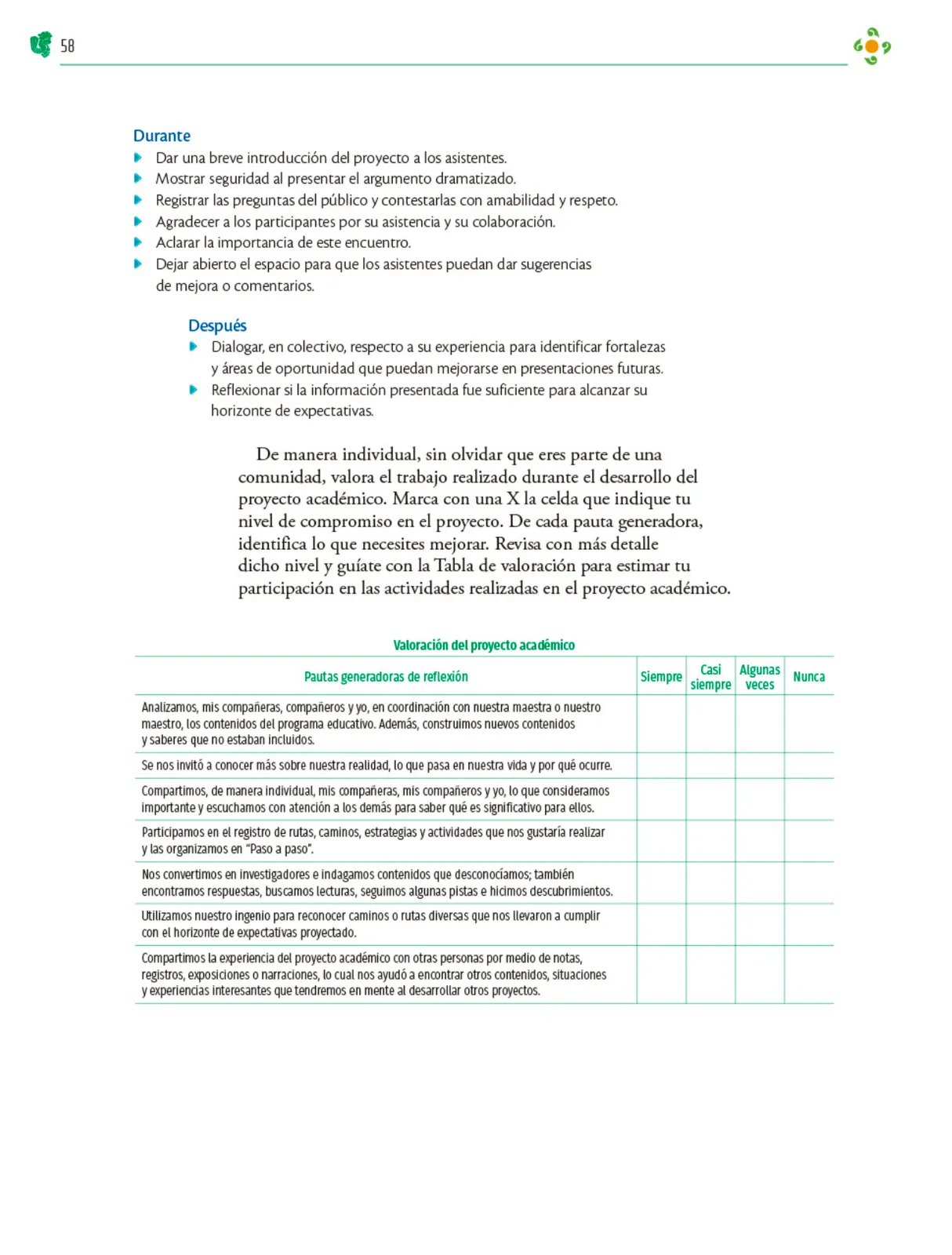 Página 59 de Colección Nanahuatzin. Nuestro libro de Proyectos. Tomo I. Libro de Educación Telesecundaria Grado 3° Ciclo Escolar 2025 - 2026