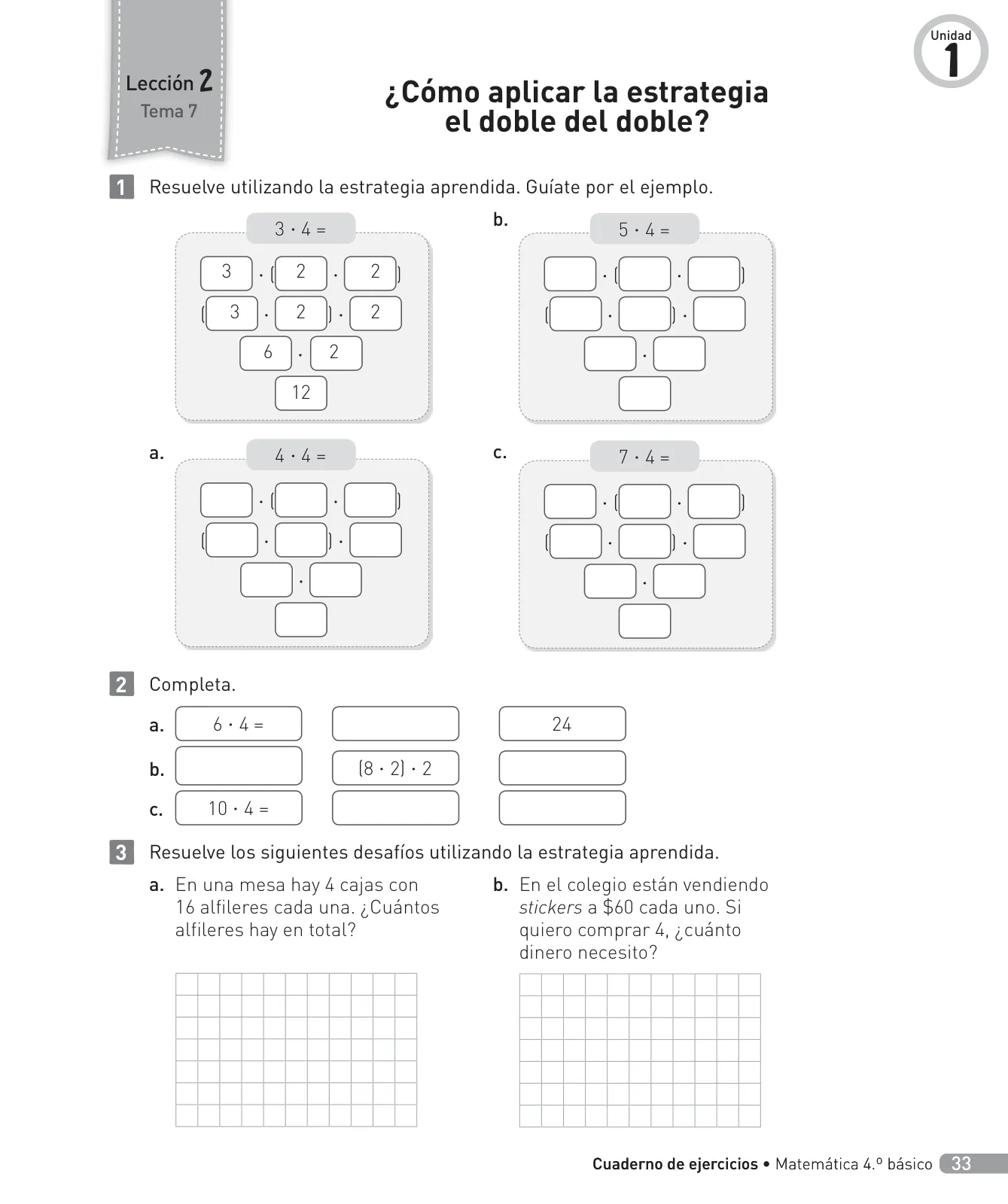 Miniatura página 34 de Matemática – Cuarto Básico | Texto del Estudiante MINEDUC – Descargar PDF · 2024