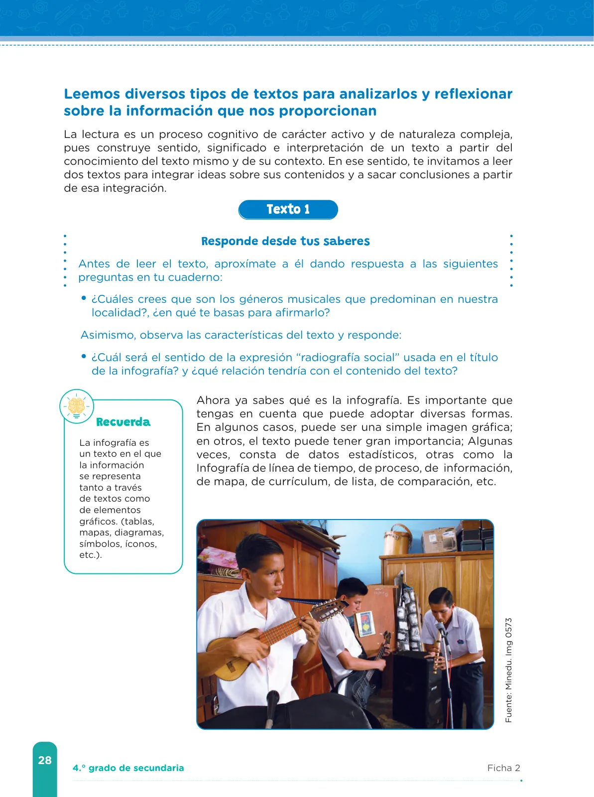 Miniatura página 30 de Fichas de aprendizaje de Comunicación 4 · 2024