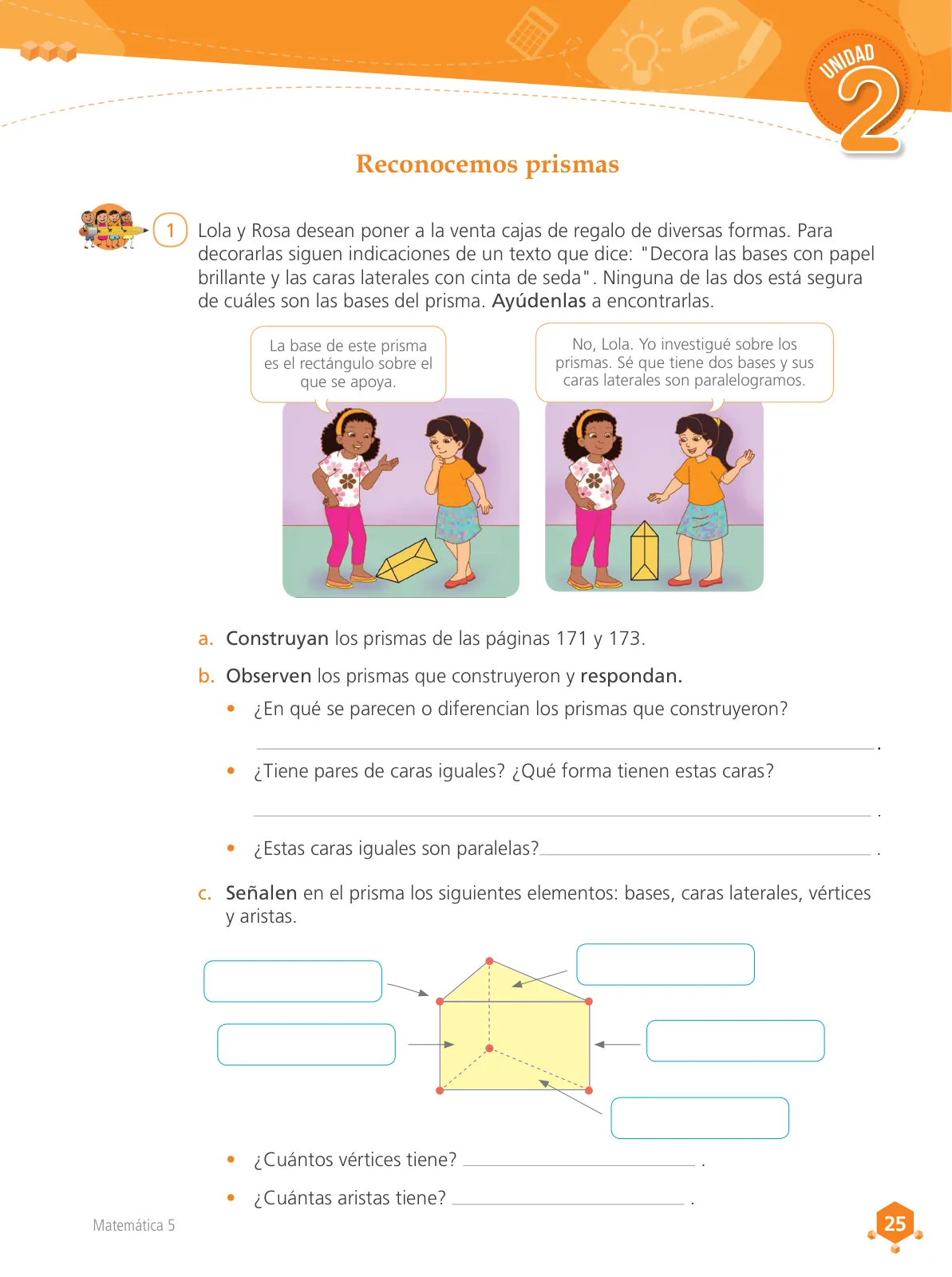Miniatura página 26 de Matemática 5 : cuaderno de trabajo para quinto grado de Educación Primaria 2018 · 2018