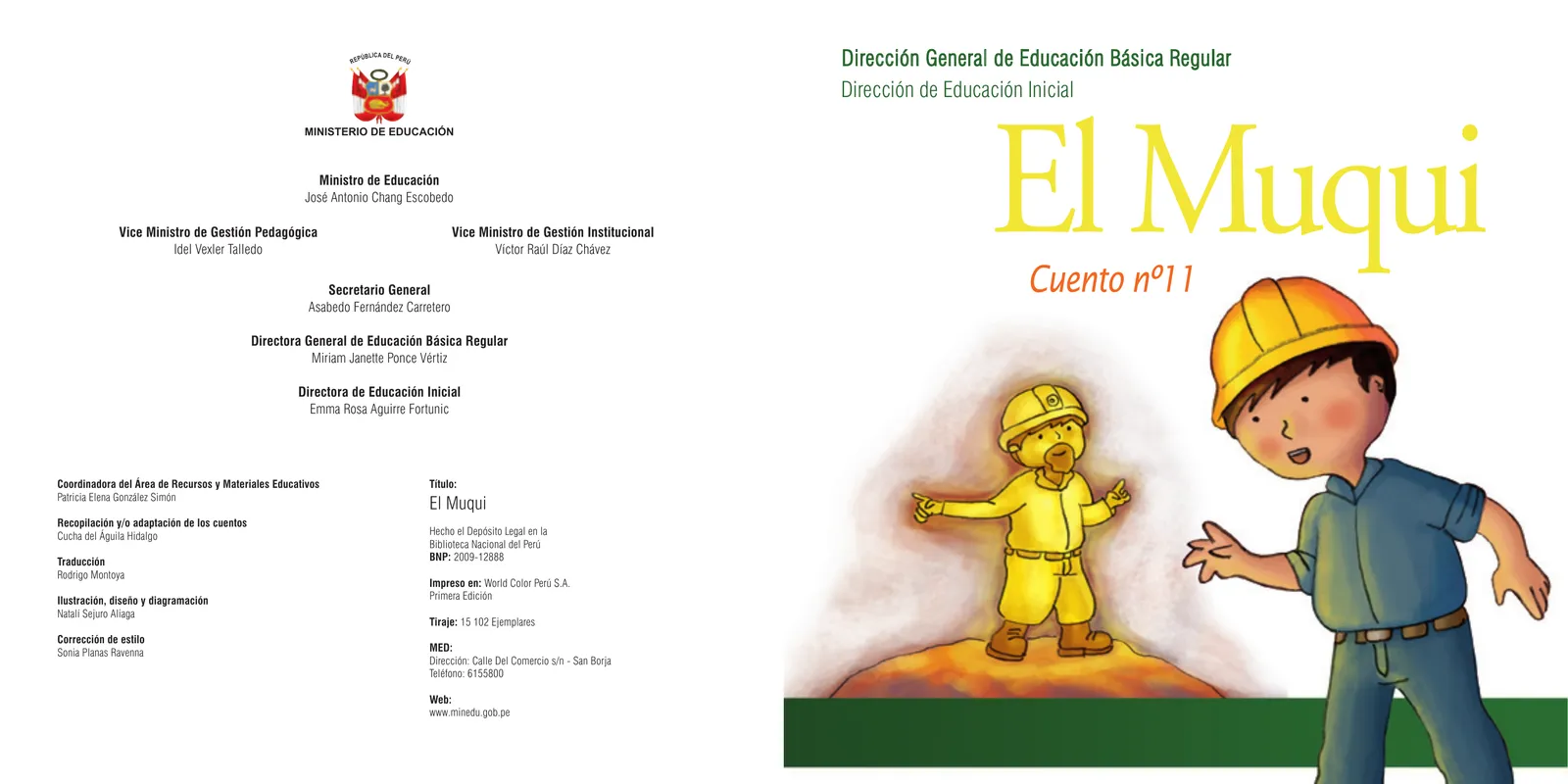 Miniatura página 1 de El Muqui. Cuento No. 11 · 2009