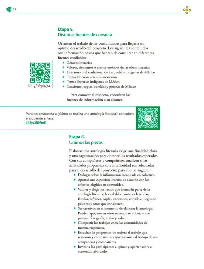Página 63 de Colección Ximhai. Nuestro libro de Proyectos. Tomo II. Libro de Educación Telesecundaria Grado 1° Ciclo Escolar 2025 - 2026