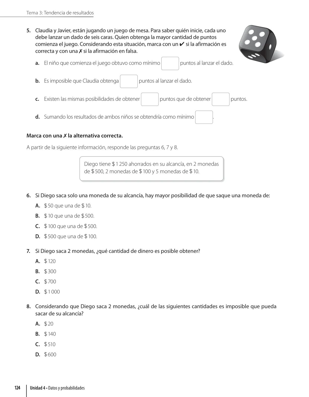 Miniatura página 126 de Matemática – Sexto Básico | Texto del Estudiante MINEDUC – Descargar PDF · 2024