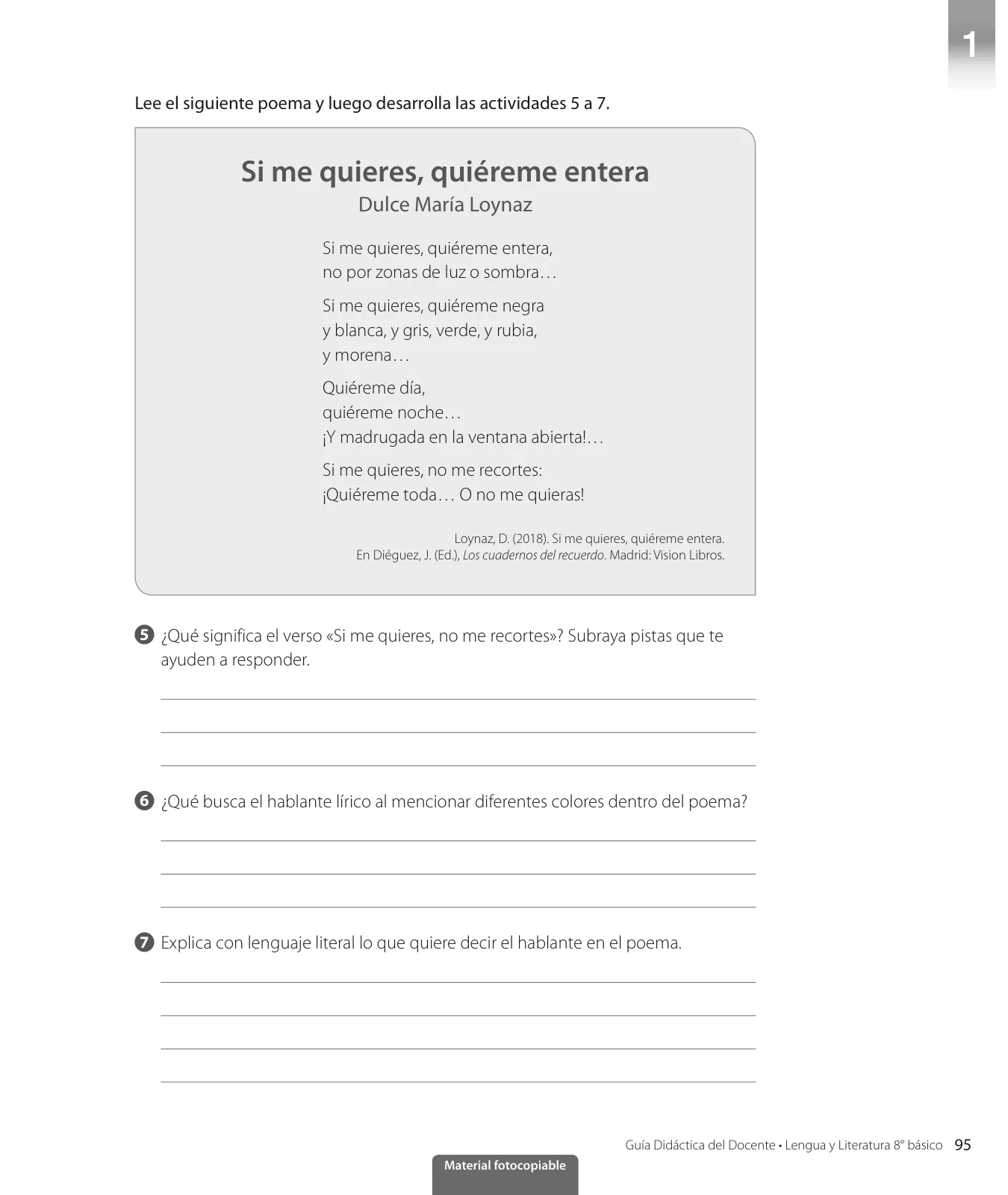 Página 97 de Lengua y Literatura – Octavo Básico | Texto del Estudiante MINEDUC – Descargar PDF · 2024