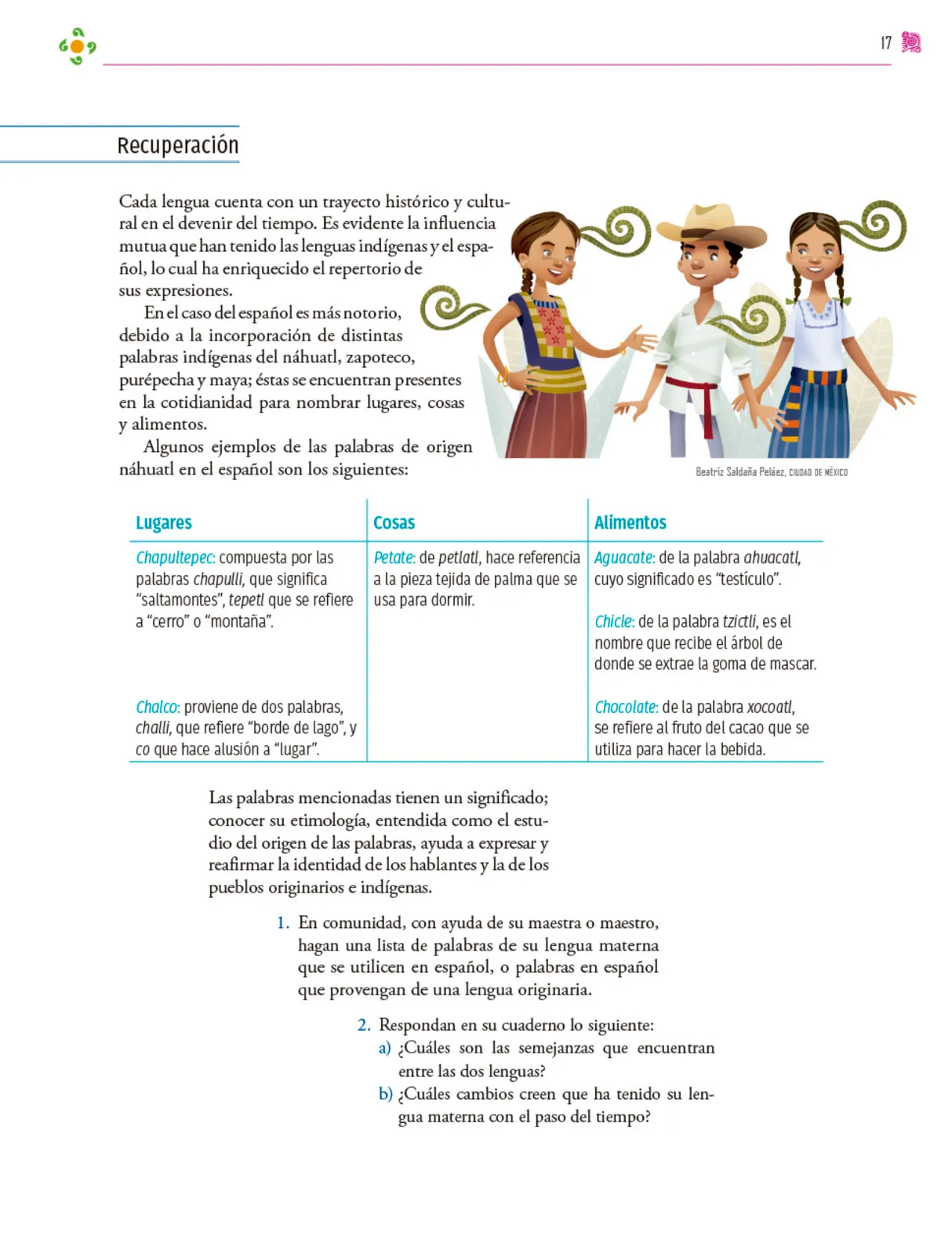 Miniatura página 18 de Colección Nanahuatzin. Nuestro libro de proyectos.   Libro de Educación Secundaria Grado 3°  Ciclo Escolar 2025 - 2026