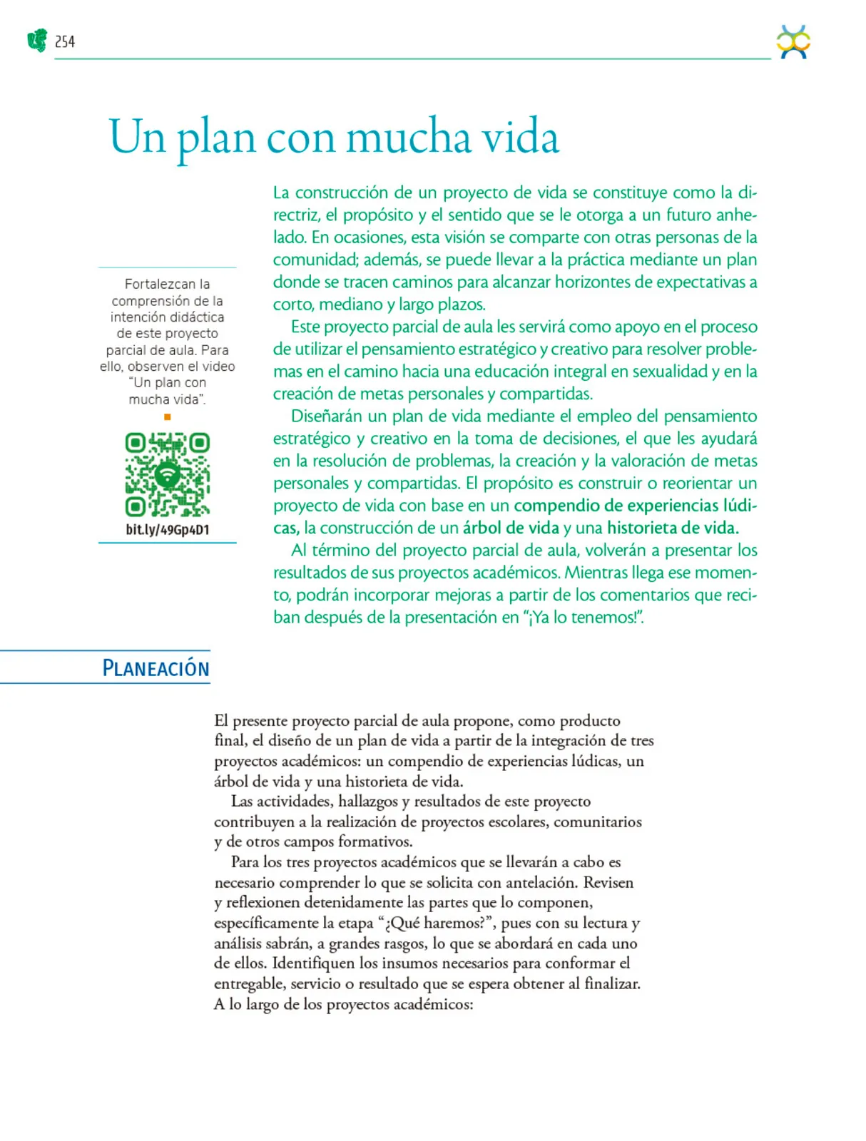 Miniatura página 255 de Colección Nanahuatzin. Nuestro libro de Proyectos. Tomo I.   Libro de Educación Telesecundaria Grado 3°  Ciclo Escolar 2025 - 2026