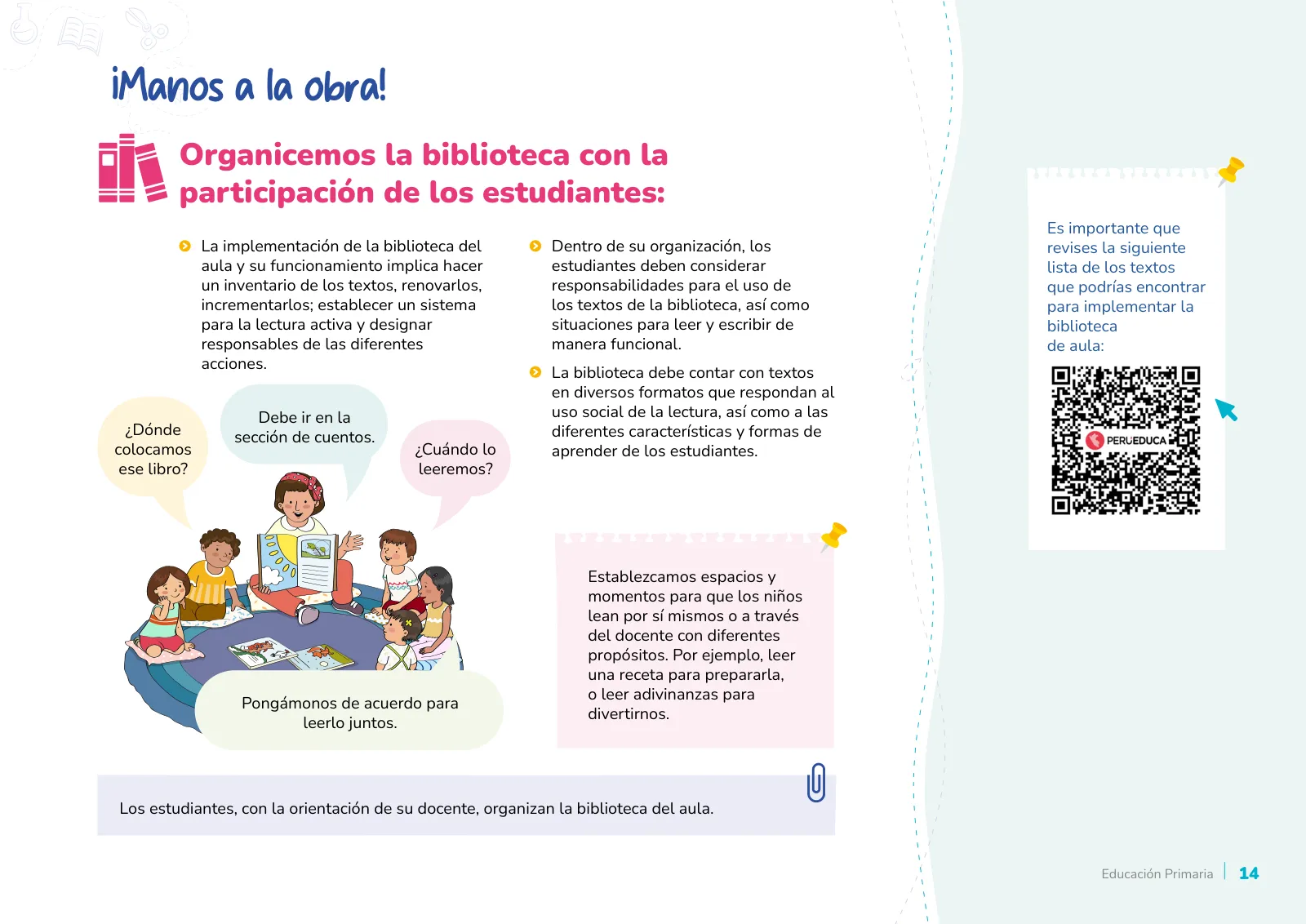 Miniatura página 14 de Orientaciones para el inicio del año escolar 2025 : educación primaria · 2025