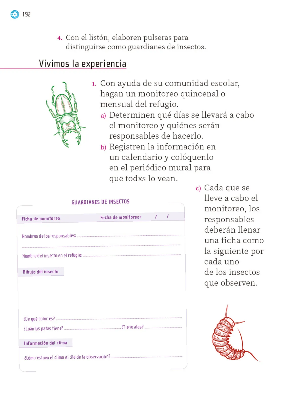 Página 193 de Proyectos Escolares. Libro de Educación Primaria Grado 1° Ciclo Escolar 2025 - 2026
