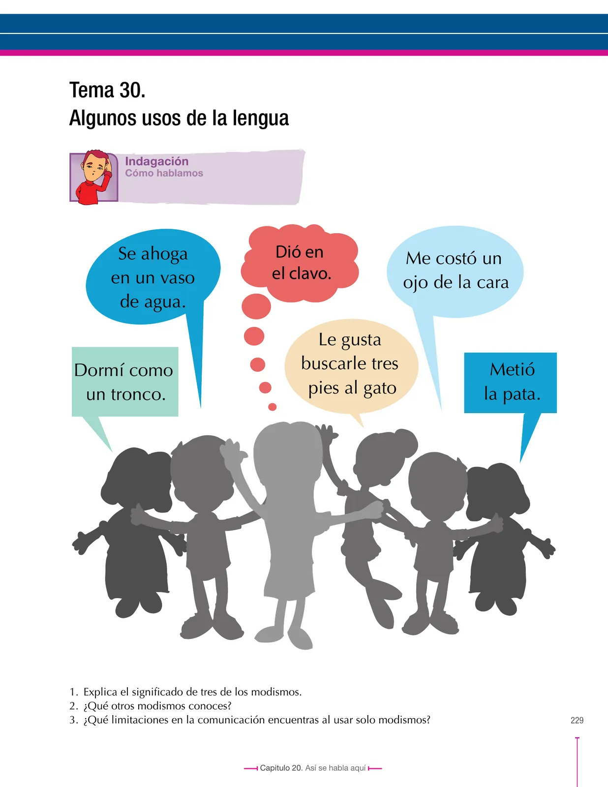 Página 229 de Lenguaje 6° · Secundaria Activa