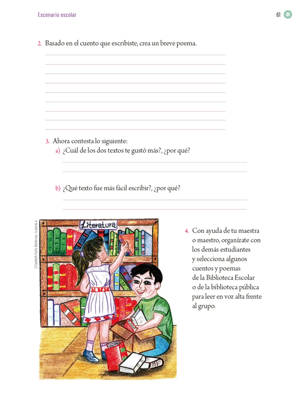Miniatura página 64 de Proyectos Escolares.   Libro de Educación Primaria Grado 5°  Ciclo Escolar 2025 - 2026