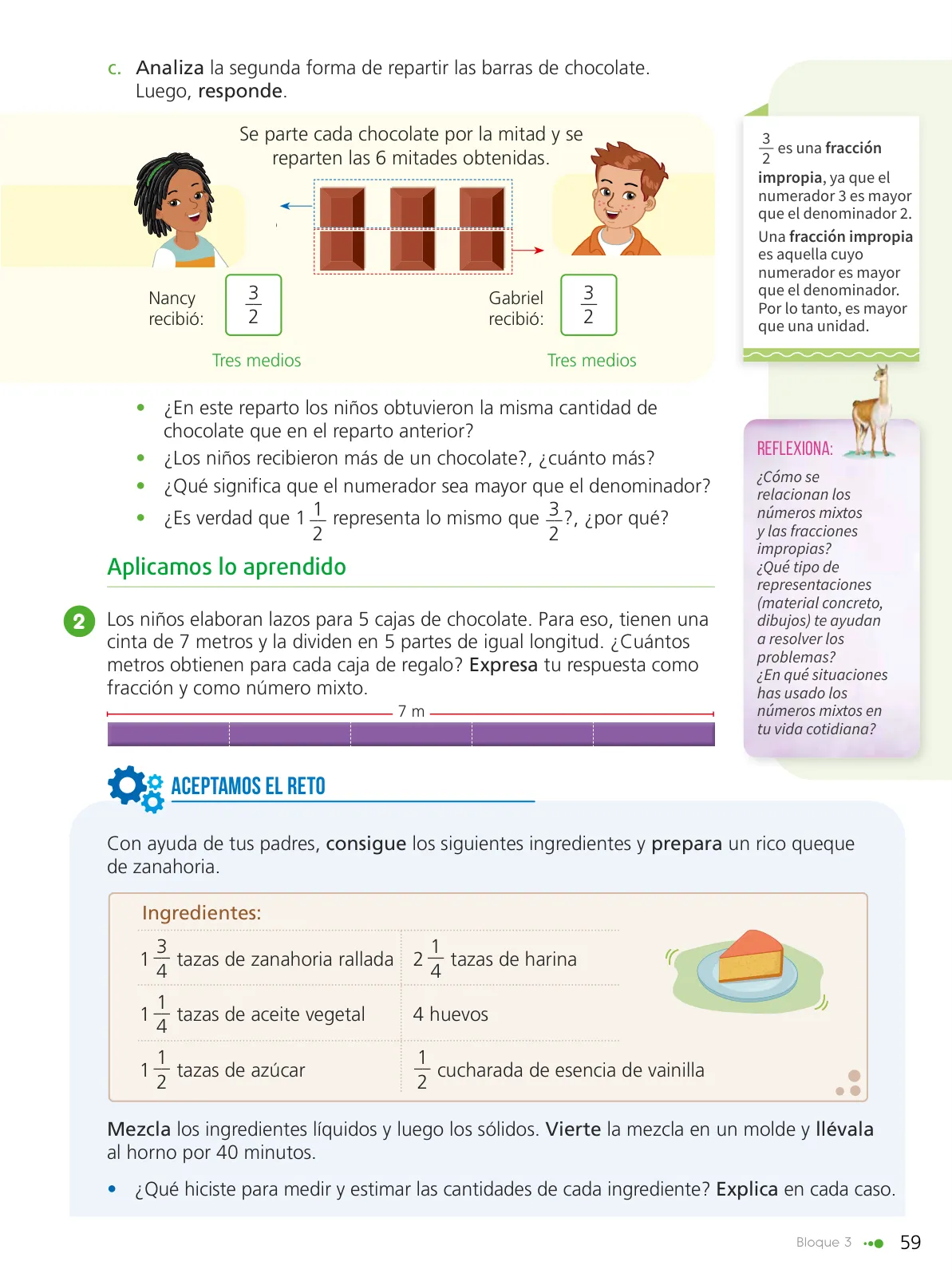 Página 61 de Texto de Matemática 5. Quinto grado de Primaria · 2024