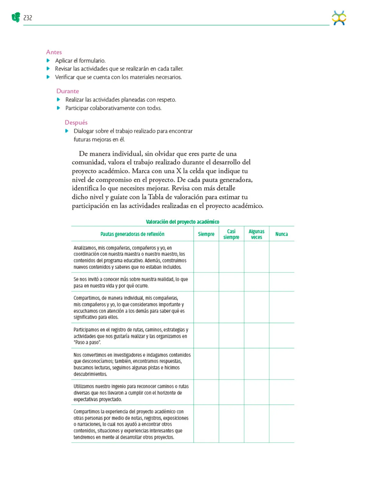 Miniatura página 233 de Colección Ximhai. Nuestro libro de Proyectos.  Tomo II.   Libro de Educación Telesecundaria Grado 1°  Ciclo Escolar 2025 - 2026