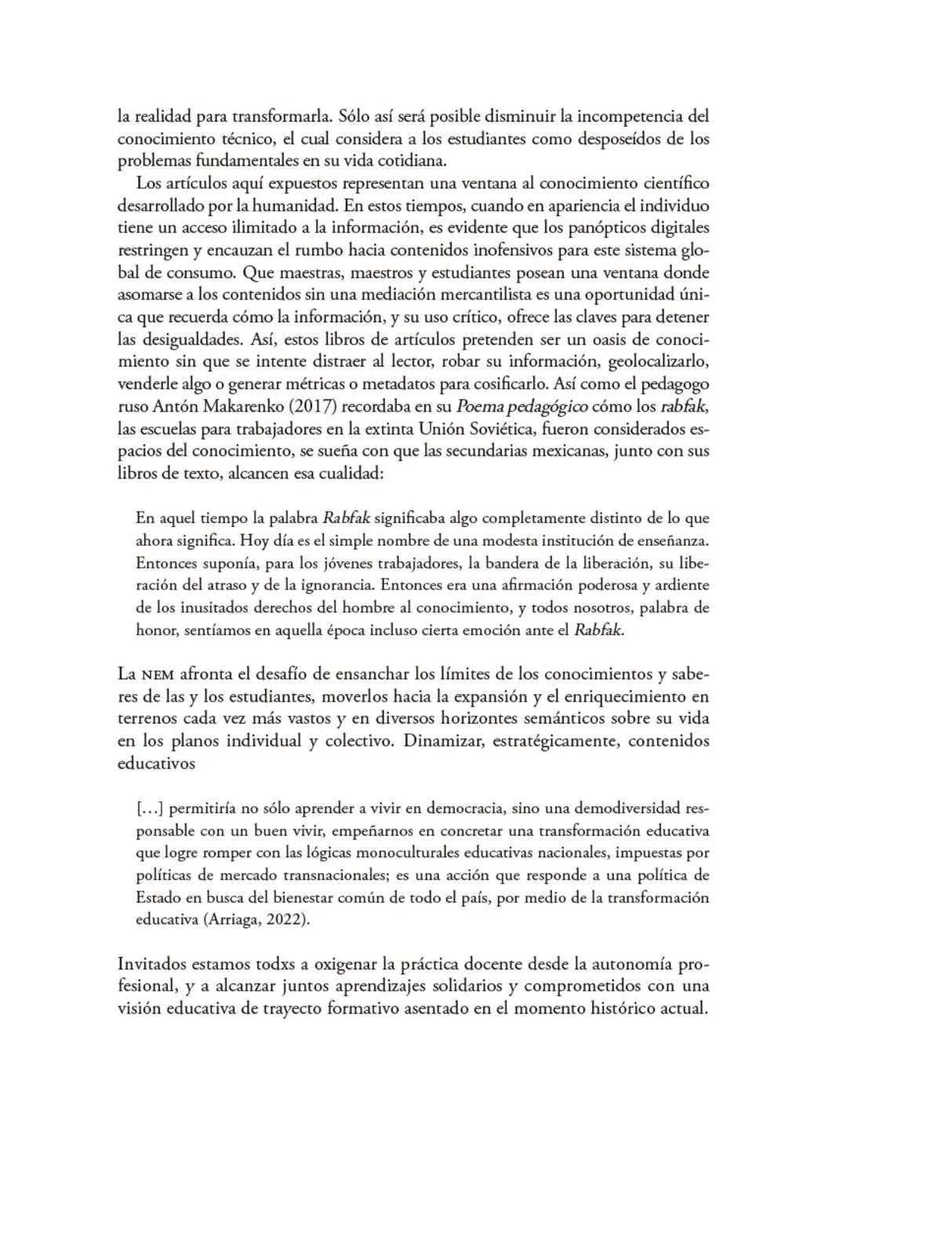 Página 6 de Colección Nanahuatzin. De lo humano y lo comunitario.   Libro de Educación Secundaria Grado 3°  Ciclo Escolar 2025 - 2026