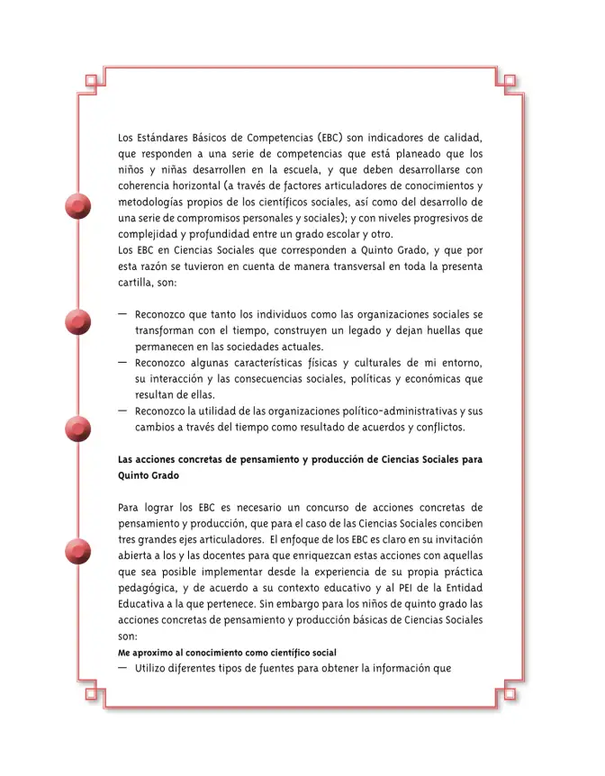 Página 110 de Ciencias Sociales 5° · Cartilla 01